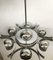 Italian Pop Art Space Age Chrome Ceiling Lamp with Six Balls, 1960s 2