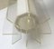 Mid-Century Space Age White and Transparent Pendant Lamp, Image 12