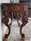 Early 20th Carved Walnut Side Table 10