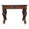 Early 20th Carved Walnut Side Table, Image 1