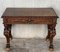 Early 20th Carved Walnut Side Table 3