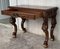 Early 20th Carved Walnut Side Table 8