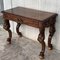 Early 20th Carved Walnut Side Table, Image 6