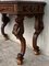 Early 20th Carved Walnut Side Table 11