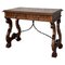 20th Century Spanish Baroque Style Oak Side Table, Image 1