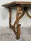 Early 20th Convertible Spanish Walnut Dining Table 14
