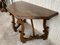 Early 20th Convertible Spanish Walnut Dining Table, Image 7
