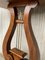 Französischer Antiker Harfen Beistelltisch im Regency Stil 11