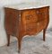 20th Century French Louis XV Marble-Top Bombe Commode, Image 2