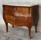20th Century French Louis XV Marble-Top Bombe Commode, Image 3