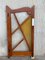 French Pine and Stained Glass Swinging Saloon Doors, 1930s, Set of 2 3