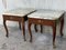 Louis XV Style Mahogany and Marble-Top Coffee Table, Set of 2 2