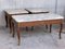 Louis XV Style Mahogany and Marble-Top Coffee Table, Set of 2 5