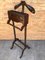 Italian Hollywood Regency Brass and Wood Valet Stand, 1970s, Image 7