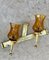 20th Century French Gilt Wrought Iron Sconces, Set of 2 9