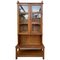 19th Century Large Bookcase with Glass Vitrine 1