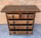 20th Century Catalan Spanish Carved Walnut Chest of Drawers 4