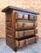 20th Century Catalan Spanish Carved Walnut Chest of Drawers 5