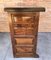 20th Century Catalan Spanish Carved Walnut Chest of Drawers 6