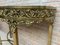 20th Century French Bronze Kidney Mirrored Dressing Table with Matching Armchair, Set of 2 8