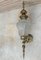 20th Century Large French Bronze and Glass Sconces, Set of 2, Image 3