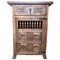 20th Century Spanish Carved Dark Walnut Buffet, Image 1