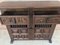 20th Century Spanish Carved Dark Walnut Buffet, Image 8