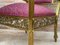Französische Armlehnstühle aus vergoldetem Messing & Bronze, 20. Jh., 2er Set 9