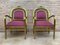 20th Century French Gold Brass and Bronze Armchairs, Set of 2 2