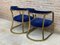 French Mid-Century Gold Brass Chairs, Set of 2 7