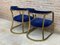French Mid-Century Gold Brass Chairs, Set of 2, Image 7