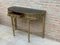 French Bronze Kidney Mirrored Dressing Table, Image 6