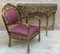 French Bronze Kidney Mirrored Dressing Table 10