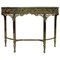 French Bronze Kidney Mirrored Dressing Table, Image 1