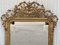 Rechteckiger französischer Spiegel mit Rahmen aus geschnitztem & vergoldetem Holz, 19. Jh 4