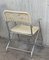 Mid-Century Coated Cane and Aluminium Folding Armchairs, Set of 2, Image 10