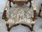 French Carved Walnut Armchairs, 1900s, Set of 2 10