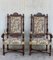 French Carved Walnut Armchairs, 1900s, Set of 2, Image 2
