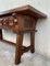 20th Century Large Spanish Carved Walnut Refectory Table, Image 7