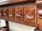 20th Century Large Spanish Carved Walnut Refectory Table, Image 10
