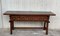 20th Century Large Spanish Carved Walnut Refectory Table, Image 2