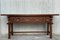 20th Century Large Spanish Carved Walnut Refectory Table, Image 3