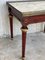 Louis XV Style Mahogany and Marble-Top Coffee Table, Image 7