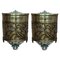 Antique Bronze and Brass Cabinets, Set of 2, Image 1