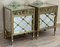 Tables de Chevet Vitrine Louis XVI en Bronze, Set de 2 5