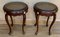 French Mahogany and Burl Low Side or Coffee Tables, Set of 2 3