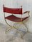 Chaises de Direction Hollywood Regency en Chrome et Cuir par Milo Baughman, Italie, 1960s, Set de 2 7