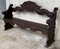 19th Century French Carved Oak Benches, Set of 2 2