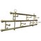 Brass Foldable Wall Coat Rack, 1940s 1