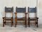 19th Century Spanish Colonial Armchair and Chair, Set of 2 2